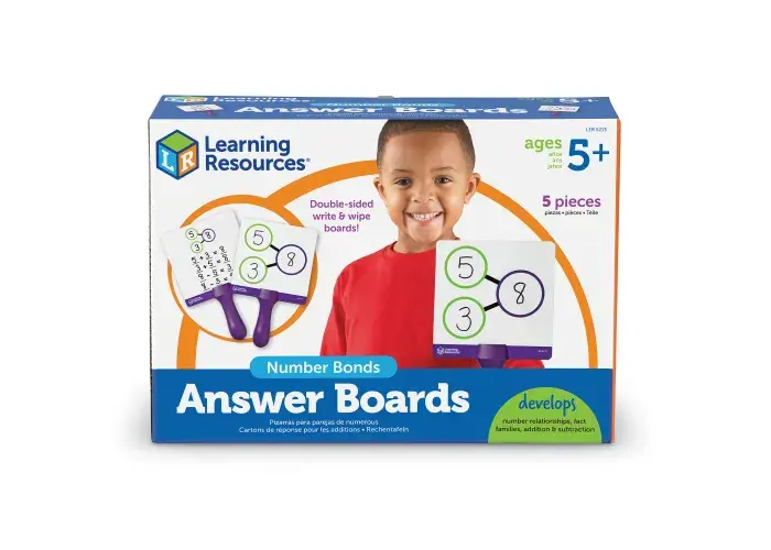 NUMBER BONDS ANSWER BOARDS (SET OF 5)