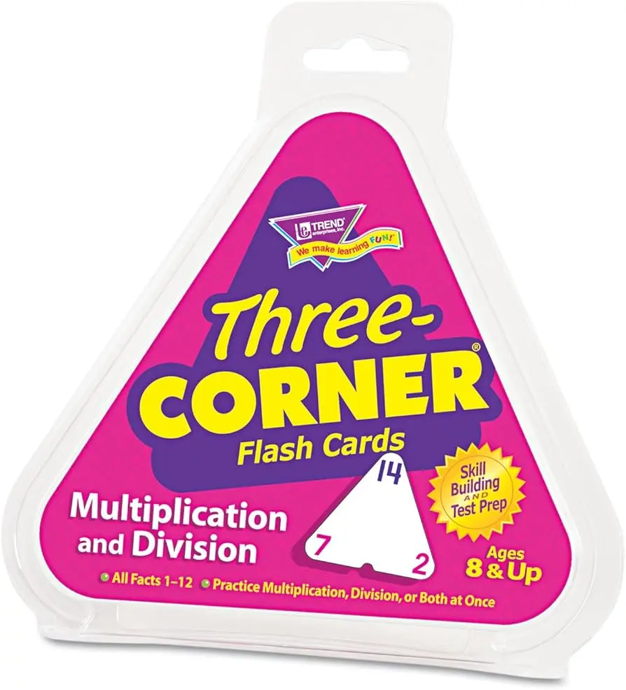 GAMES & CARDS: THREE CORNER FLASH CARDS