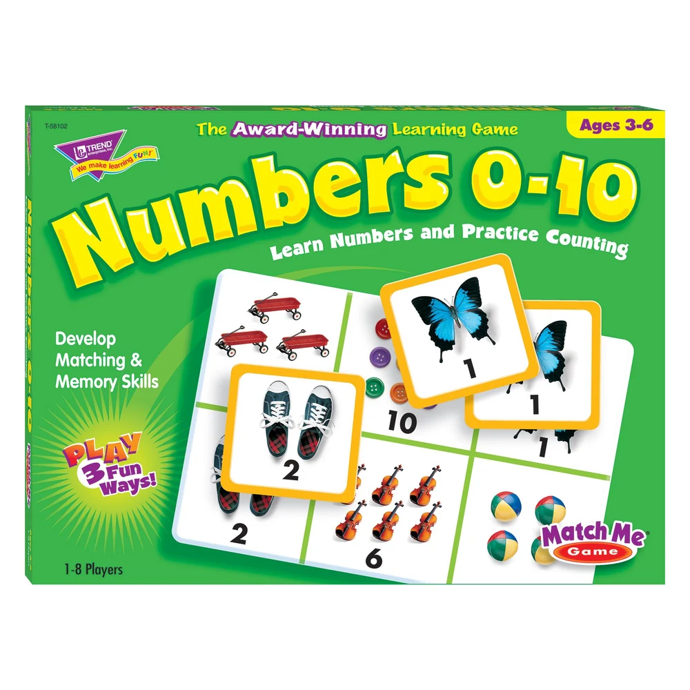 GAME & CARDS : NUMBERS 0-10