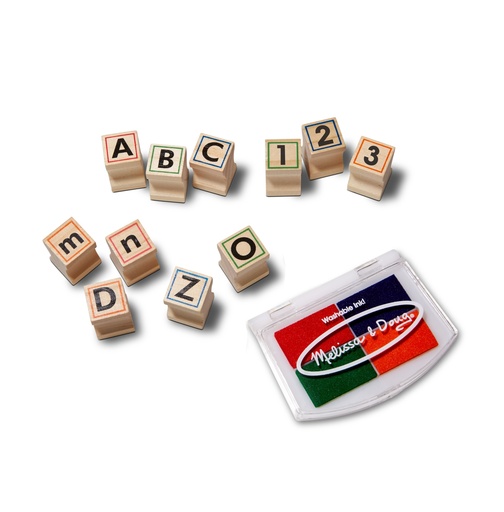 [ATF/30118] Wooden ABC Activity Stamp Set