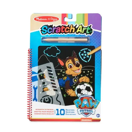 [ATF/33259] Paw Patrol Scratch Art - Chase