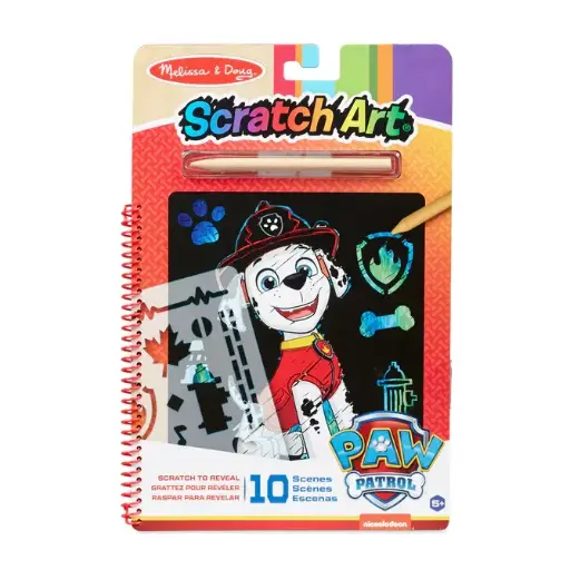 [ATF/33261] Paw Patrol Scratch Art - Marshall