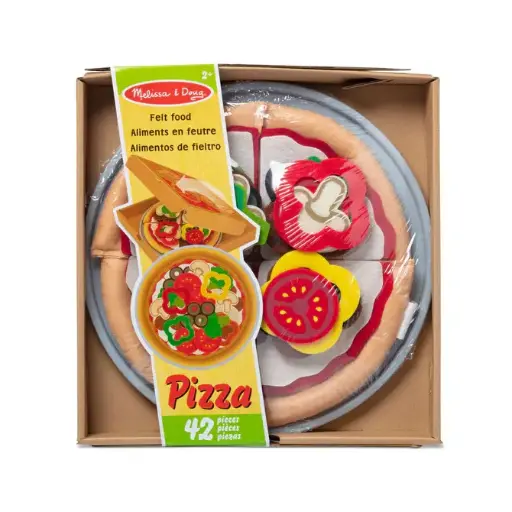 [ATF/3974] Felt Food Pizza Set