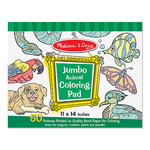[ATF/4200] Jumbo Colouring Pad - Animals