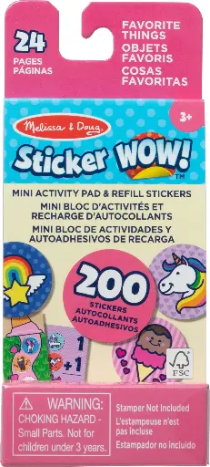 [ATF/50296] Sticker WOW! Mini Activity Pad & Refill Favourites