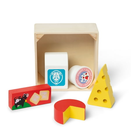 [ATF/95207] Wooden Food Groups Play Set - Dairy