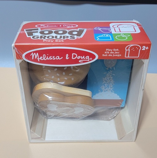 [ATF/95210] Wooden Food Groups Play Set - Grains