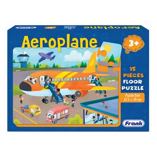 [EDU/152b] FLOOR PUZZLE AEROPLANE (15 pce)