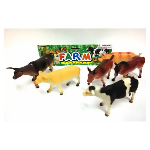 [EDU/557a] BIG PLAYSET FARM ANIMAL (6 in a bag)