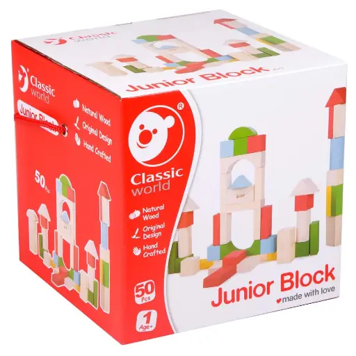 [GRE/CW2073] CLASSIC WORLD - JUNIOR BLOCKS - 50 PCS