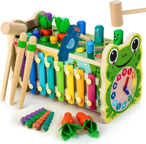 [AMA/MHP696] 6-IN-1 WOODEN MONTESSORI TOY