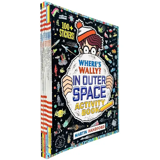 [B4P/SNW36] WHERE'S WALLY AMAZING ADVENTURES & ACTIVITIES COLLECTION OF 8 BOOKS BAG SET 