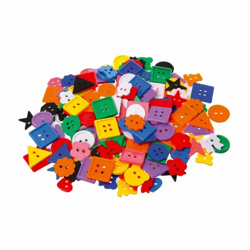 [GRE/EDX13820J] EDX EDUCATION - BUTTONS ASSORTED - SMAAL - 500G JAR