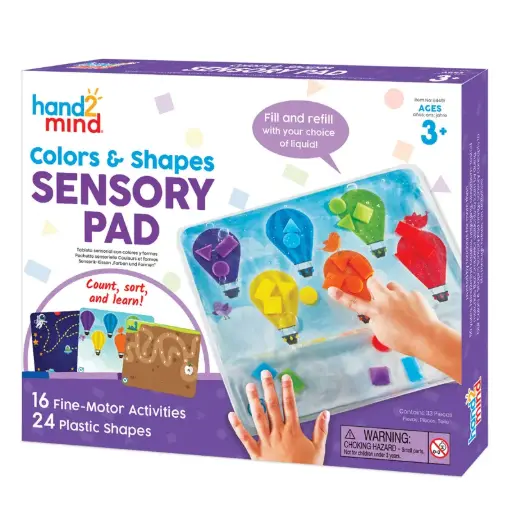 [GRE/GBL-ETA94491] COLOURS & SHAPES SENSORY PAD