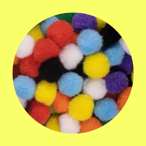 [DAL/BAP-PP-20-ASS10] ASS - 20MM POMPOM 100PCS