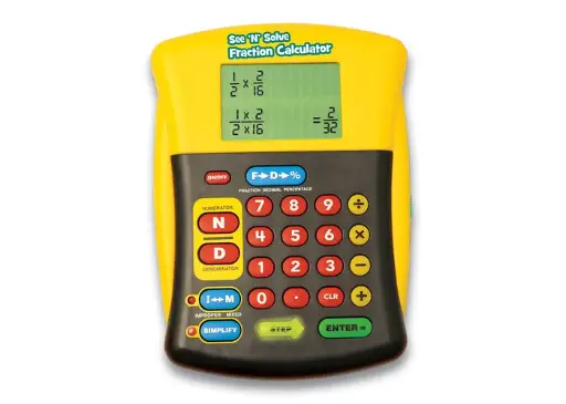 [GRE/LER-EI8479] Educational Insight - See 'N' Solve Fraction Calculator