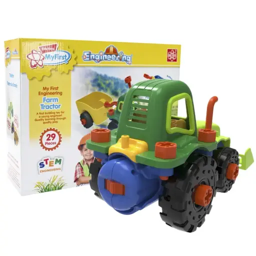 [GRE/SCI-JS030] EDUTOYS - MY FIRST CONSTRUCTION - FARM TRACTOR