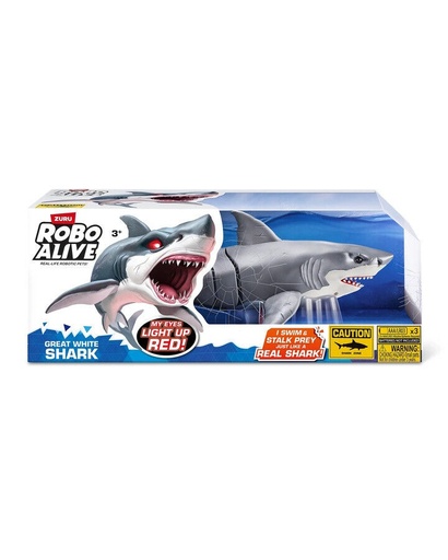 [AAT/71126-Z] Robo Alive – Water Activated Great White Shark