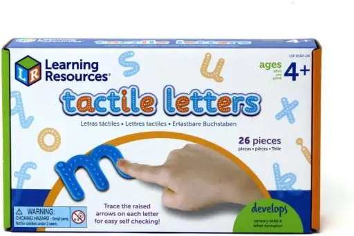 [GRE/LER-LSP0192-UK] Learning Resources – Tac-Tile Letters Starter Set