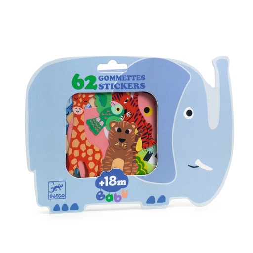 [DJ00059] Safari Animals Stickers