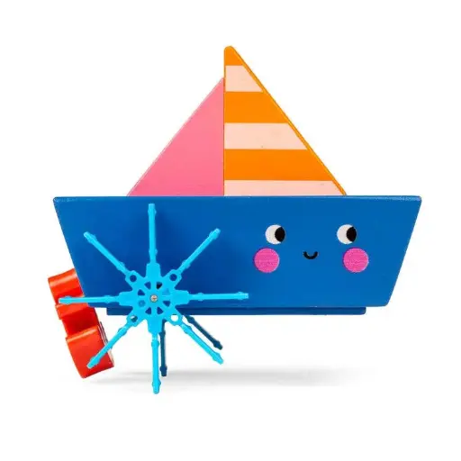 [KID47-A-F] KIK Wind-Up Boat