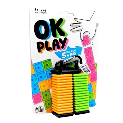 [BIG-OKP04UK] Big Potato Games – OK Play! – The 5-in-a-row Travel Game – 2-4 Players 