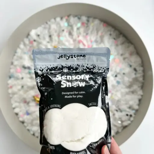 [JS-SSW] Jellystone Designs – Sensory Snow Instant Play Powder – White 