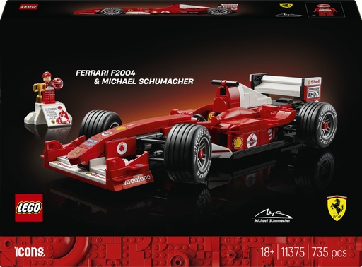 [11375] LEGO Icons 11375 Ferrari F2004 & Michael Schumacher