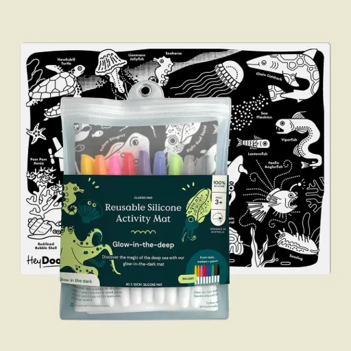 [HDPM019] Glow-in-the-deep Classic Colouring & Doodle Mat