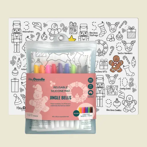 [HDPM013] Jingle Bells Classic Colouring & Doodle Mat