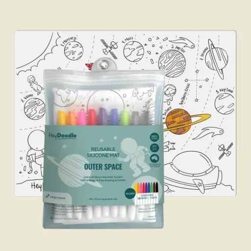 [HDPM007] Outer Space Classic Colouring & Doodle Mat