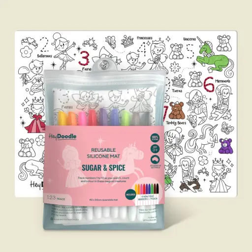 [HDPM005] Sugar & Spice Classic Colouring & Doodle Mat
