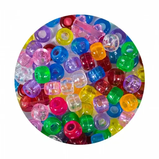 [DAL/DL0641] ACRYLIC OVAL BEADS - 50PCS