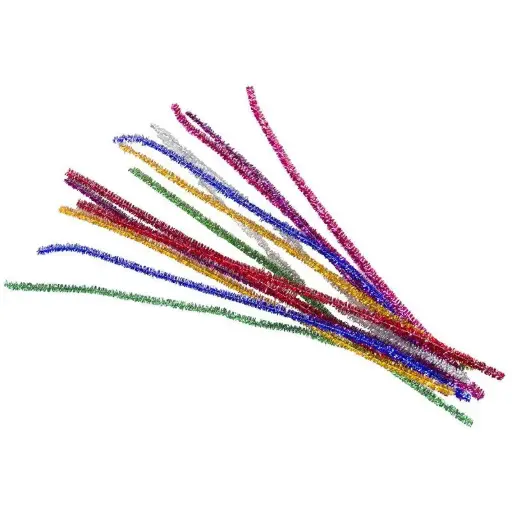 [DAL/DL0036] METALLIC CHENILLE STEMS ASS 14PCS