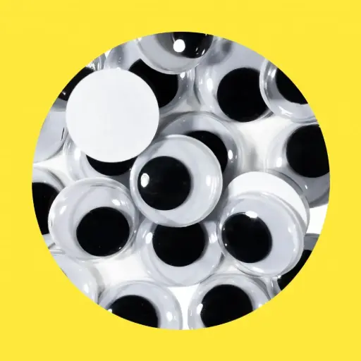 [DAL/DL0438] GOOGLY EYES BASIC - 15MM - 20PCS