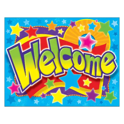 [TRE/T38334] LEARNING CHART: WELCOME (STARS)