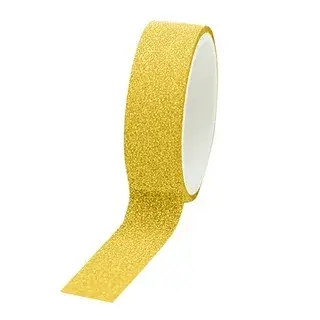 [DAL/DL0678] GLITTER TAPE GOLD 25MM 3M