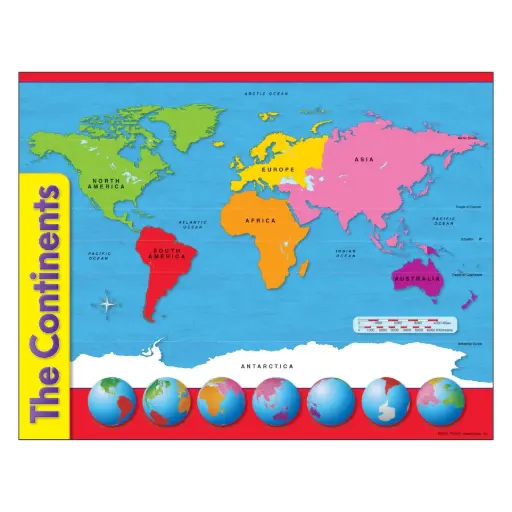 [TRE/T38098] LEARNING CHART: THE CONTINENTS