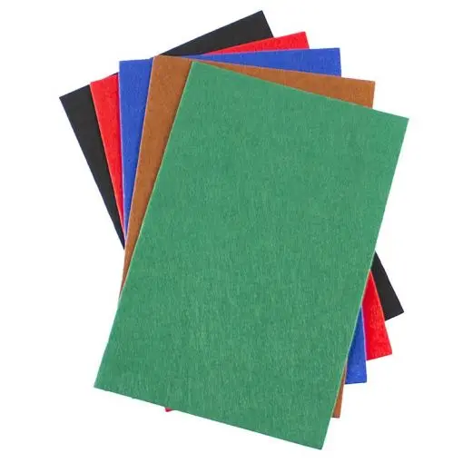 [DAL/DL0645] A4 FELT SHEET ASSORTED 5 PC
