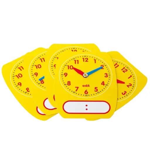 [GBG/GB5615A] CLOCK WRITE & WIPE STUDENT 12 HR