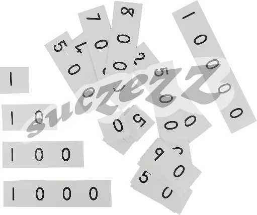 [SUC/SZ4056] MATHS FLASH CARDS - BUILDING NUMBERS