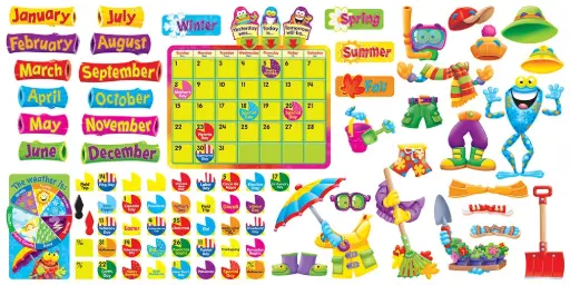 [TRE/T8716] BULLETIN BOARD SETS - FROG-TASTIC