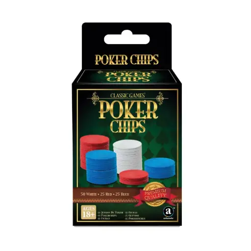 [GBG/GB0044] CLASSIC GAMES - 100 POKER CHIPS