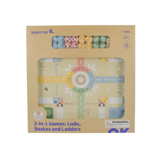 [GBG/GB0848] 2-IN-1 - GAME SET - LUDO & SNAKES AND LADDERS