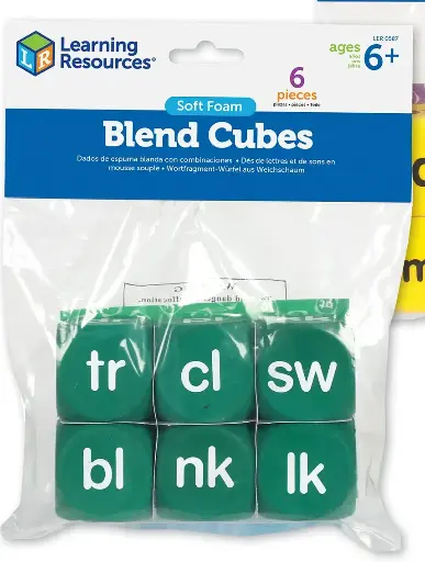 [LEA/LR0587] SOFT PHONICS CUBE - BLENDS