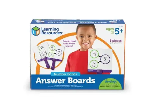 [LEA/LR5213] NUMBER BONDS ANSWER BOARDS (SET OF 5)
