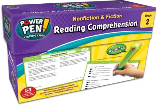 [LEA/LT5499] READING COMPREHENSION CARDS GR 2 (PURPLE)