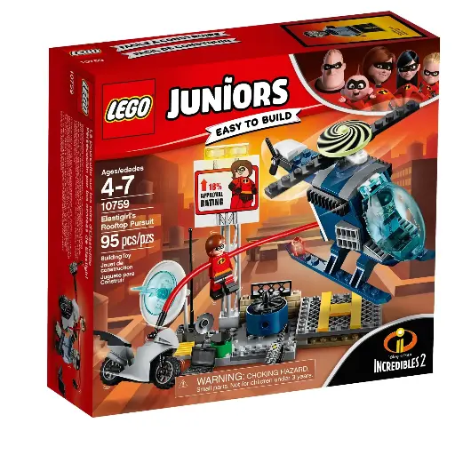 [LEG/LG10759] JUNIORS INCREDIBLES 1 ELASTIGIRL'S ROOFTOP PURSUIT