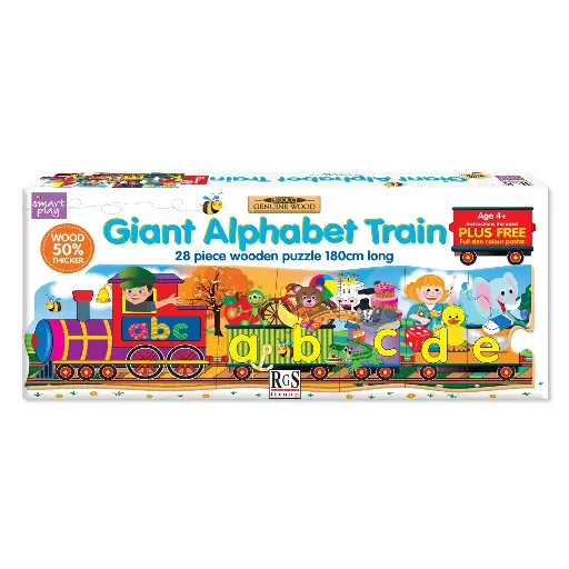 [RGS/RGS3003] ALPHABET TRAIN FLOOR PUZZLE 28 PCE 