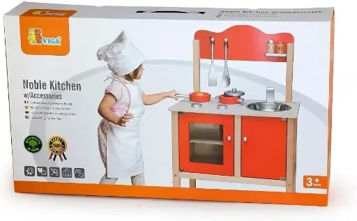 [RGS/RGS50223] NOBLE KITCHEN WITH ACCESSORIES - RED